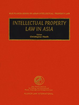 cover image of Intellectual Property Law in Asia